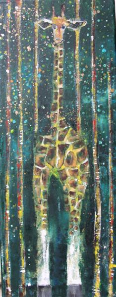 Tree_Giraffe_20x50cm