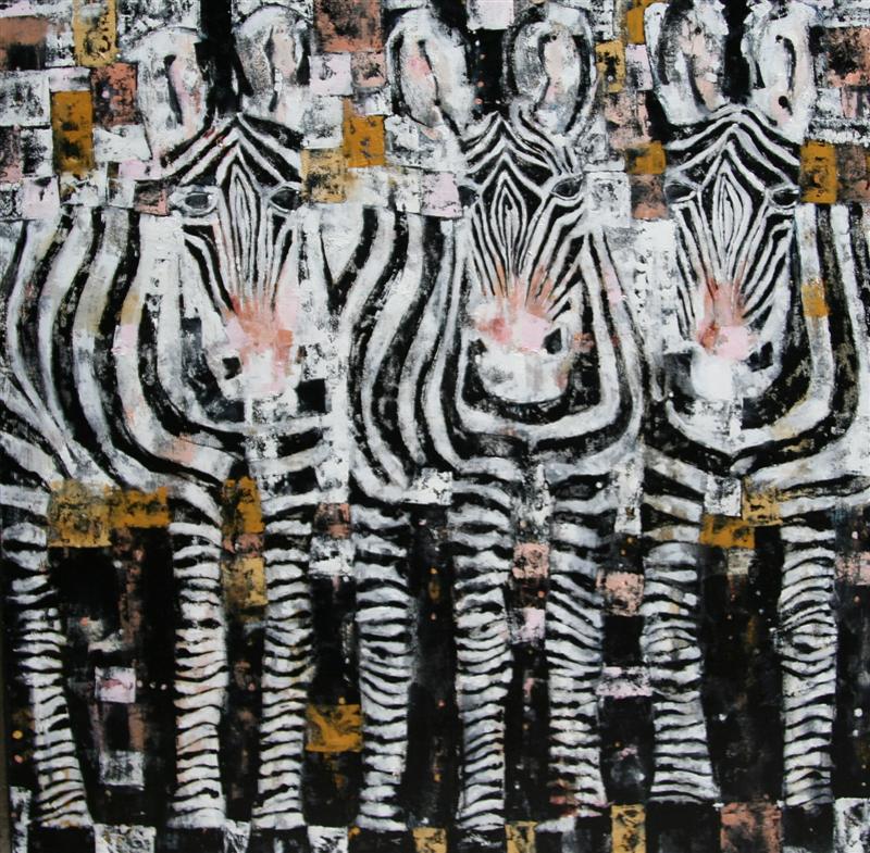Zebras_80x80cm