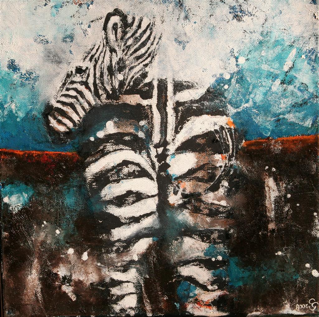 zebra30x30cm