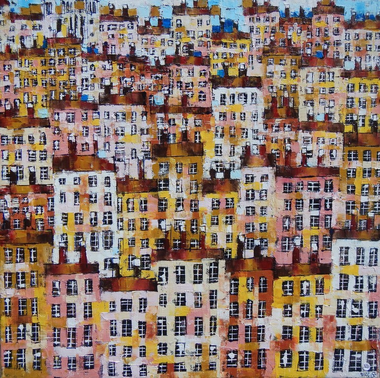 Les Pentes 40x40cm