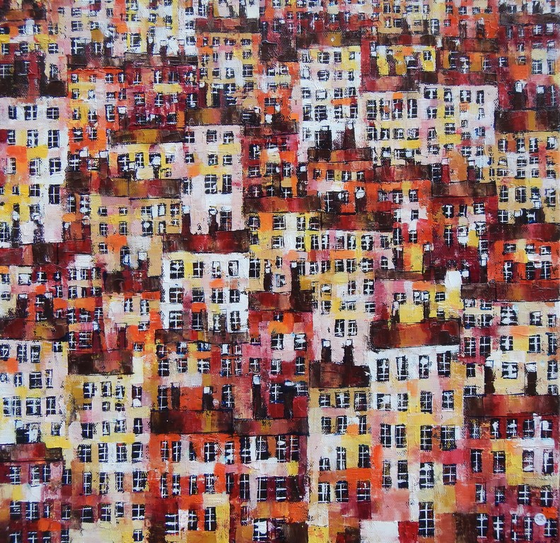 Ma Colline 40x40cm