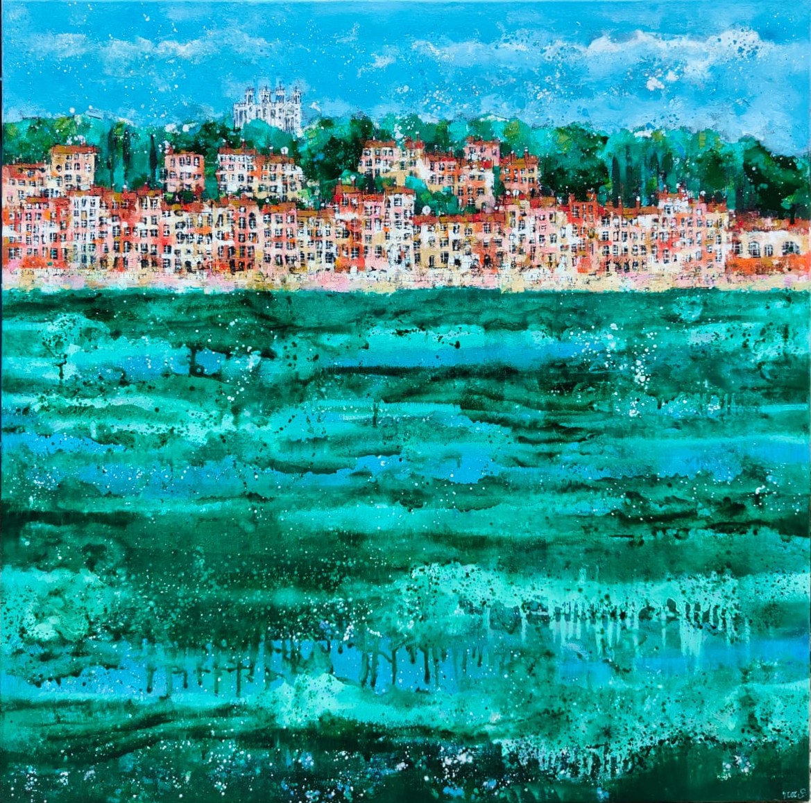 Les Quais de Saône. Lyon.